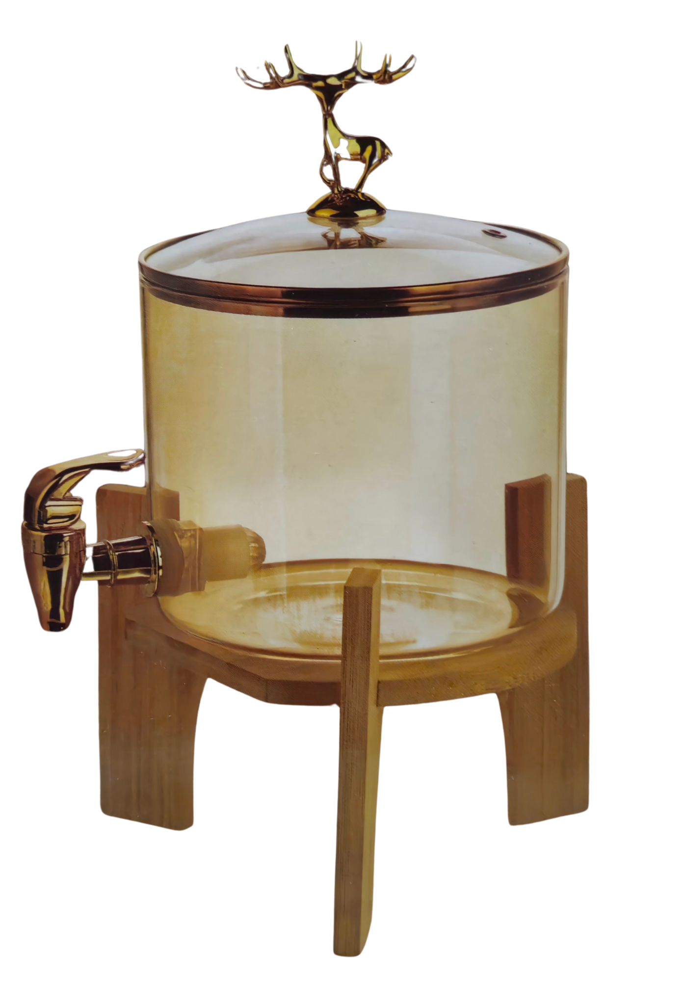 Premium Glass Beverage Dispenser – 2600ml