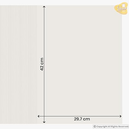 A3 Off-White/Color paper, Pack of 25 Sheets