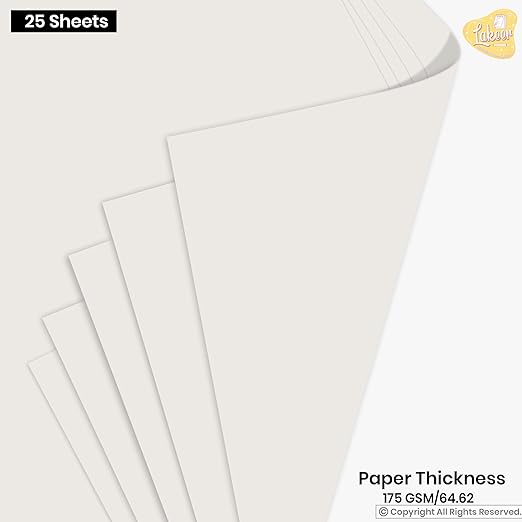 A3 Off-White/Color paper, Pack of 25 Sheets
