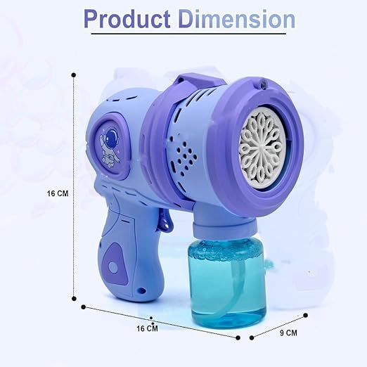 Rechargeable Bubble Machine Gun Toy