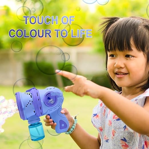 Rechargeable Bubble Machine Gun Toy