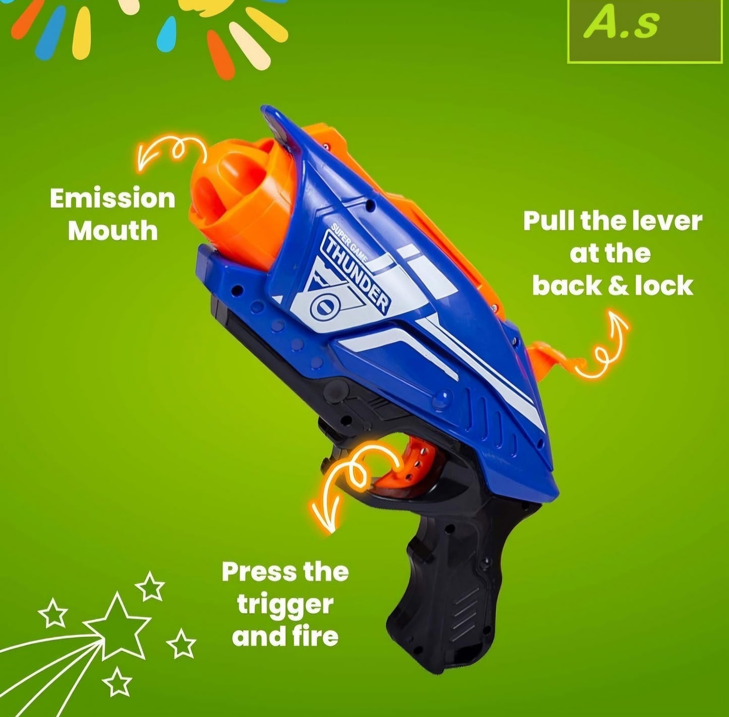 Soft Bullet Gun Toy