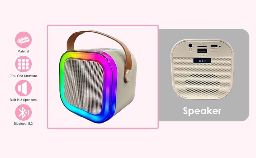 Wireless Karaoke Speaker With Mic