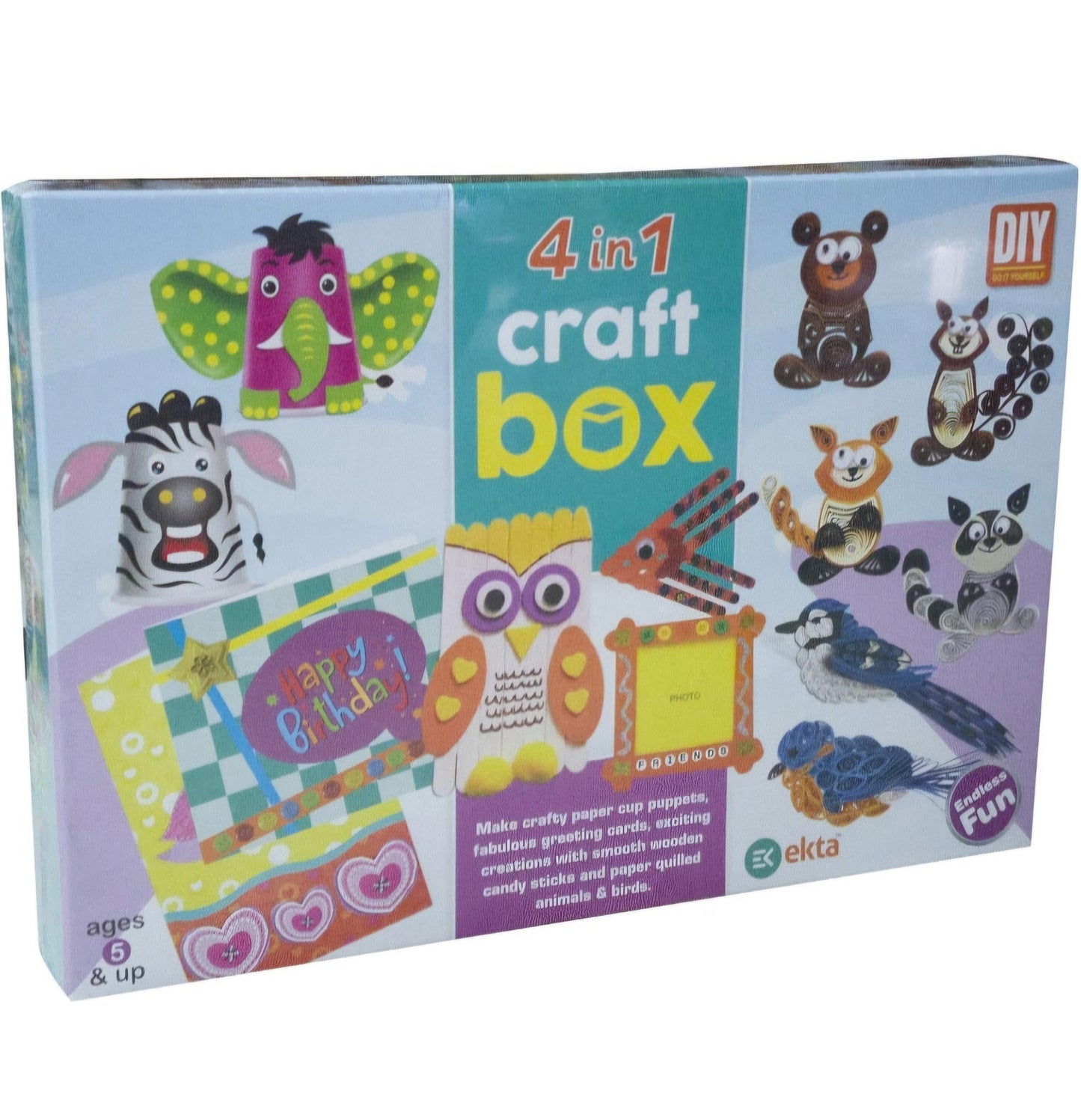 Ekta 4 In 1 Craft Box For Kids