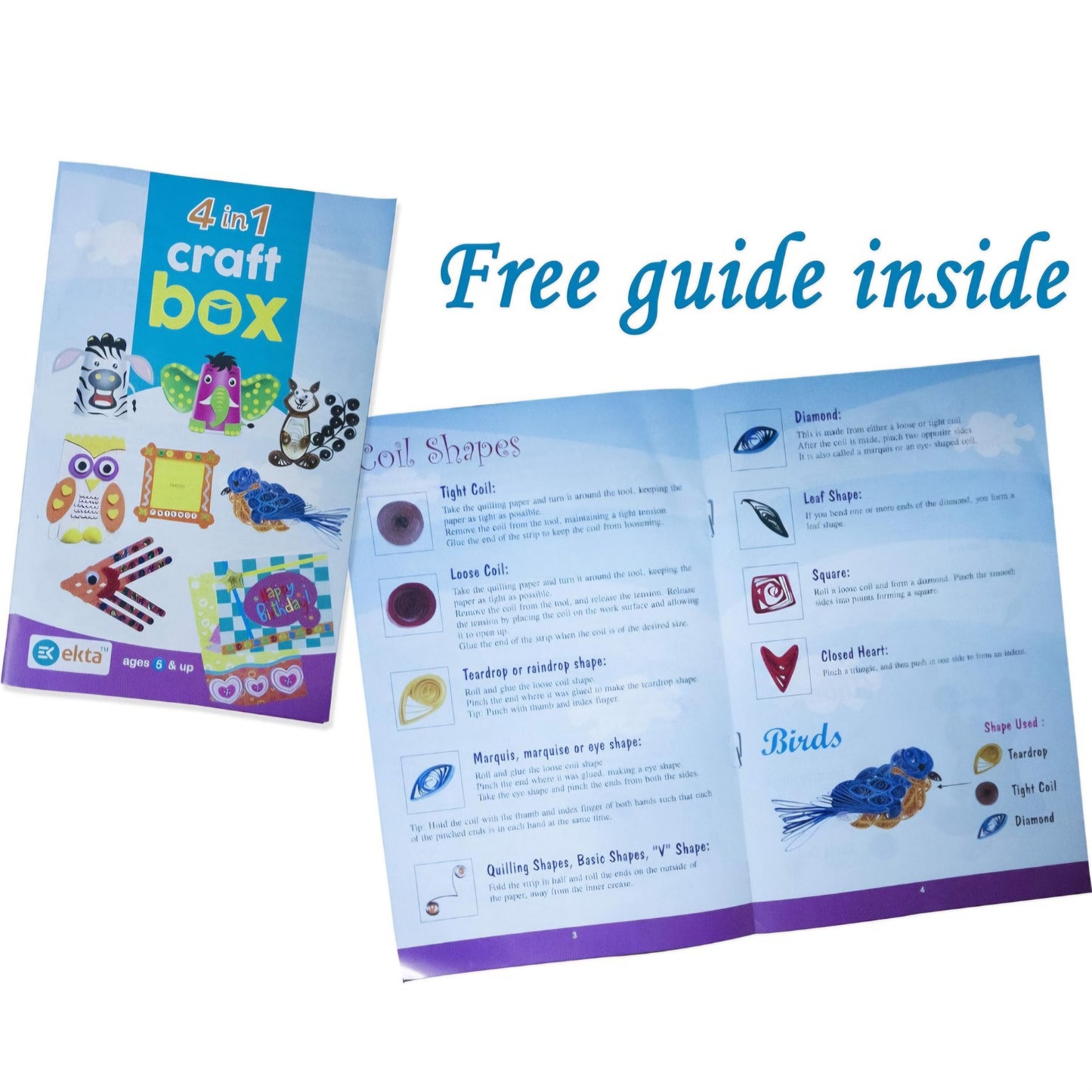 Ekta 4 In 1 Craft Box For Kids