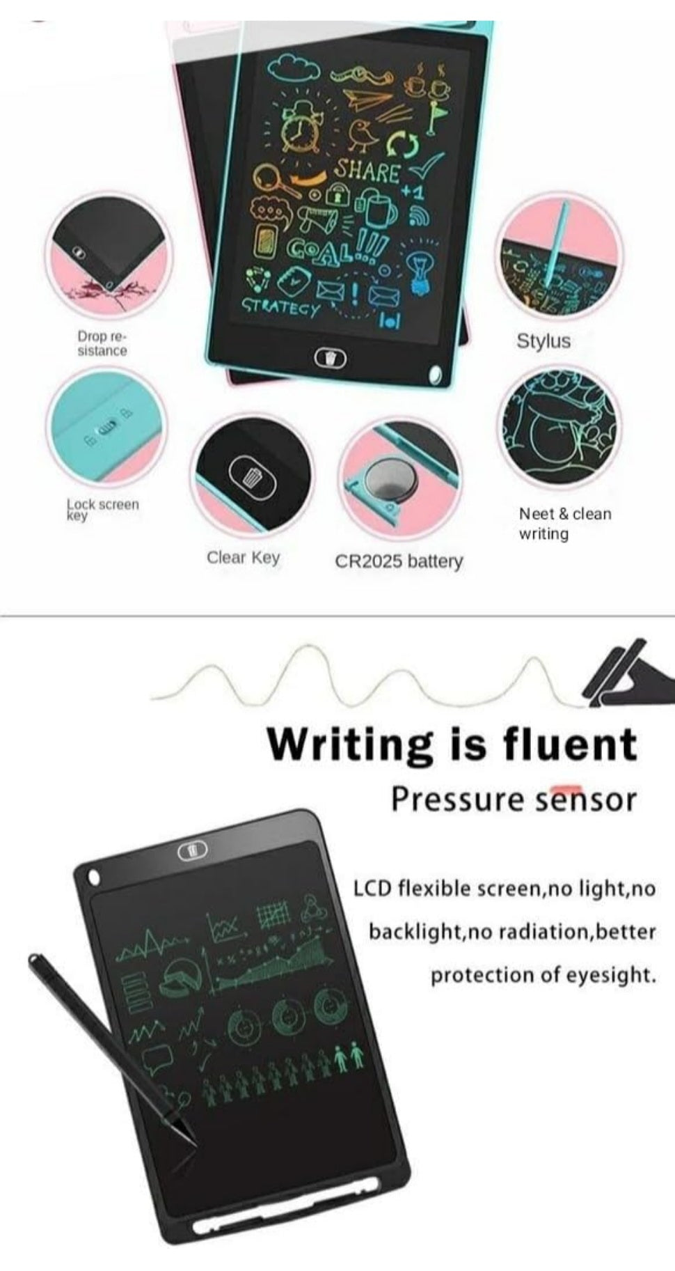 LCD Writing Tablet 12 Inch