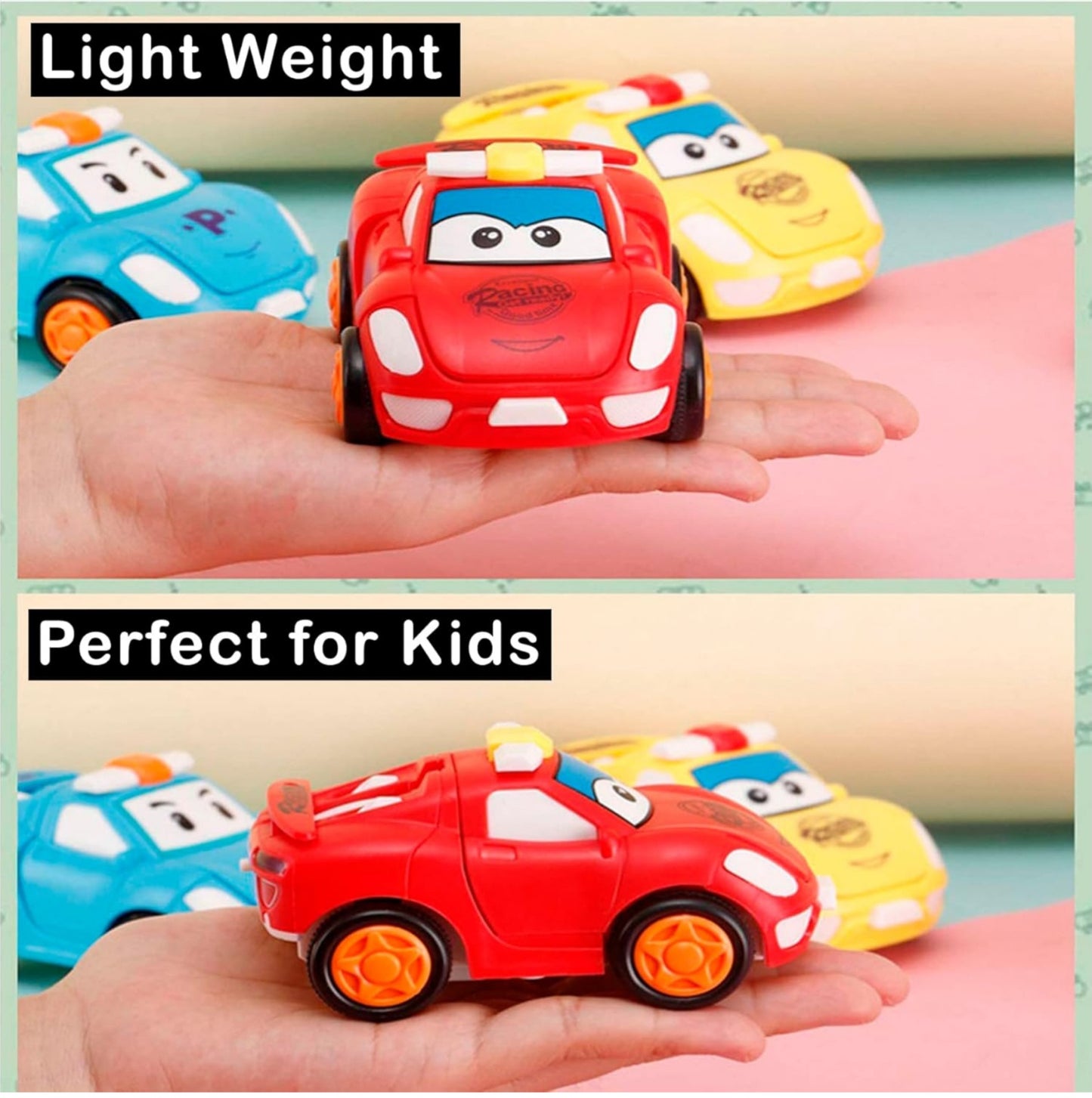 Push & Go Transforming Robot Car