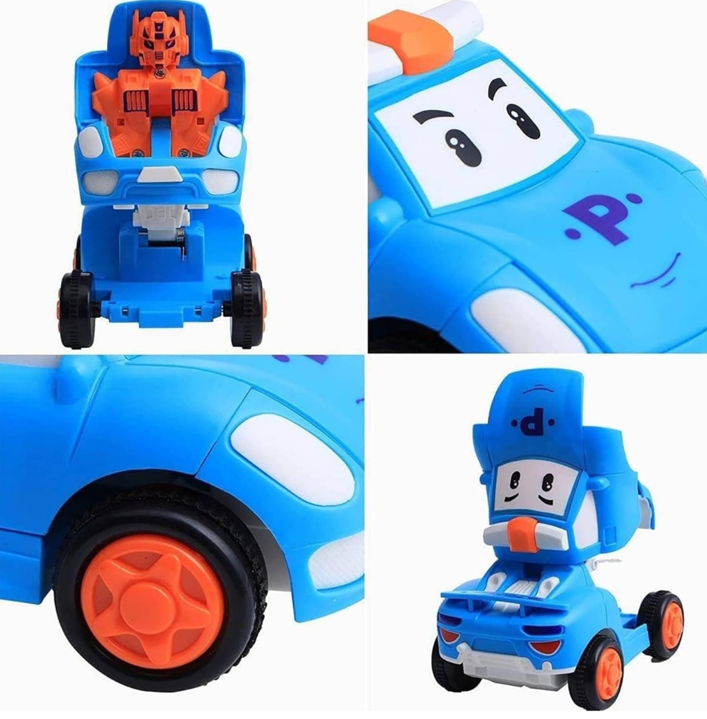 Push & Go Transforming Robot Car