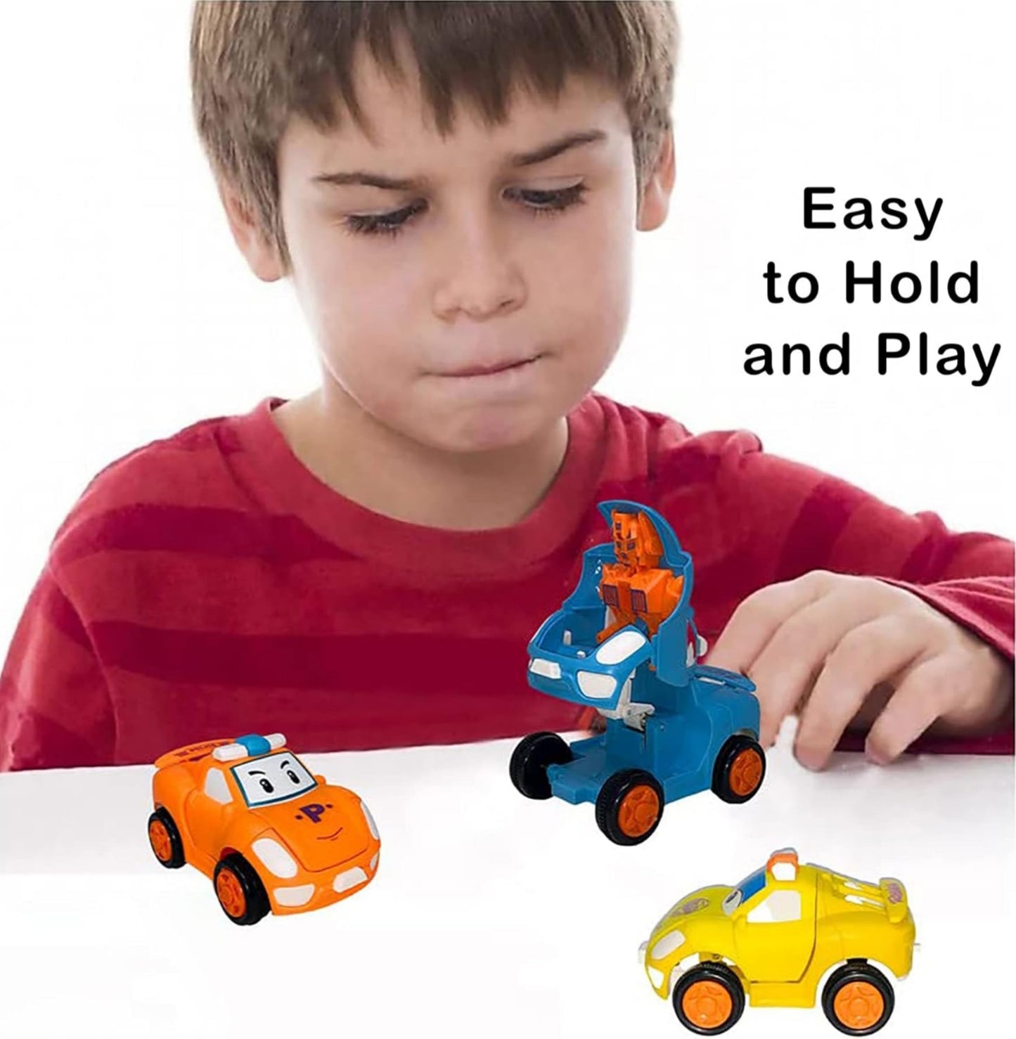 Push & Go Transforming Robot Car
