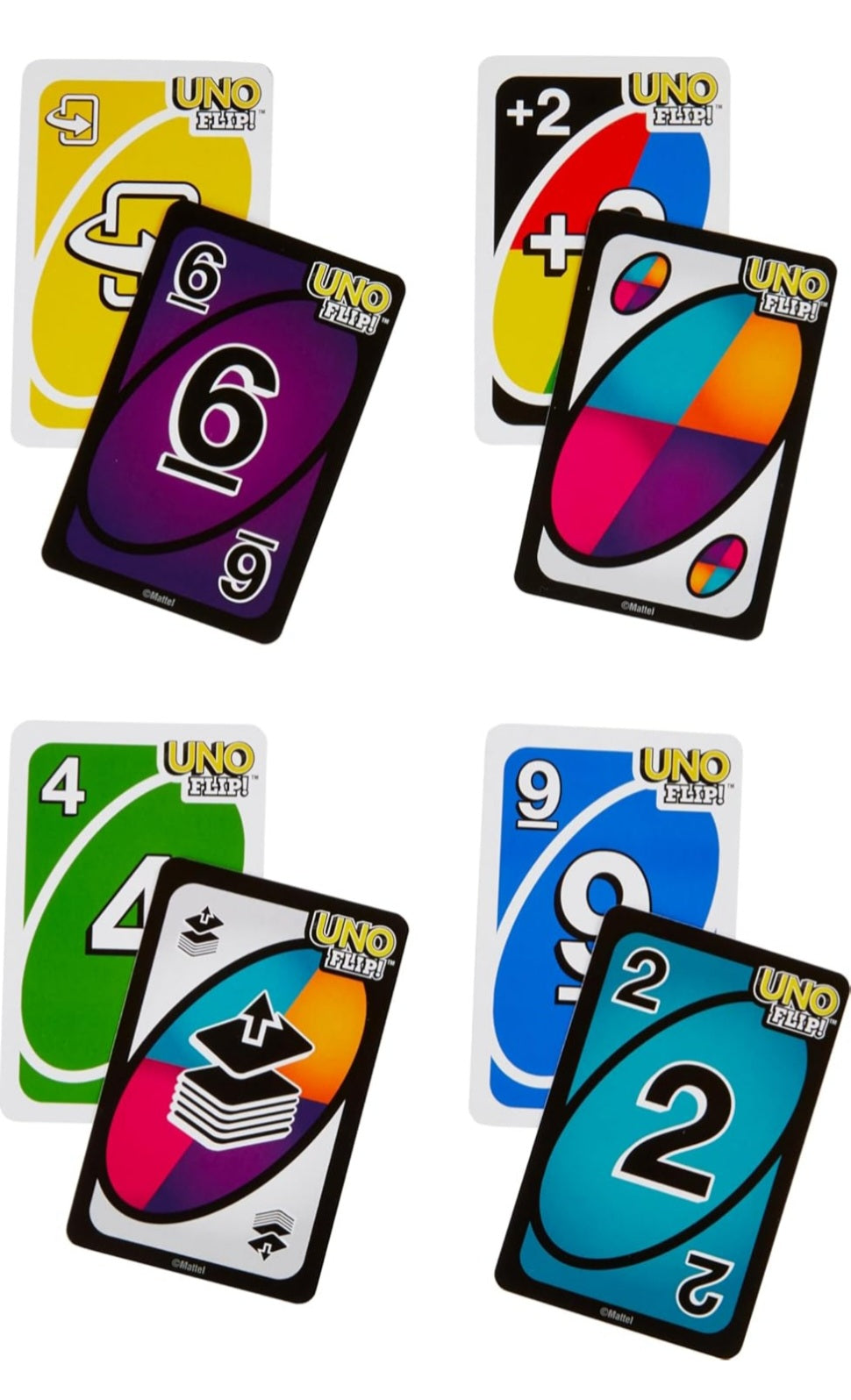 Uno Flip Side Card Game, Multi Color