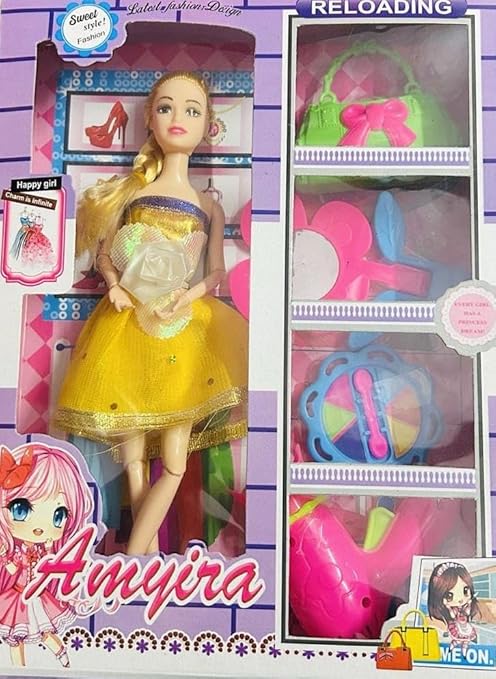 Doll Toy Set with a Big Doll