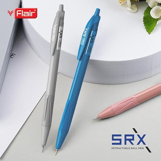 Flair Srx 0.7mm Retractable Blue Ball Pen