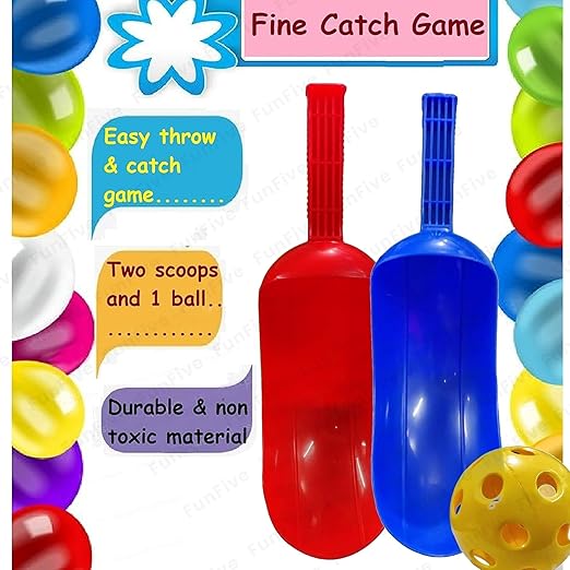 Fine Catch Game, Plastic Throw and Catch Game