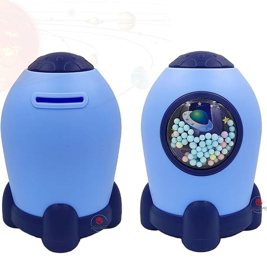 Rocket-Shaped Piggy Bank