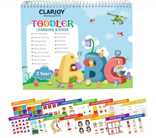 Clapjoy Velcro Book Preschool Busy Book Toddler