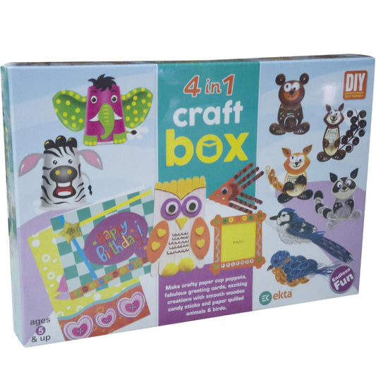 Ekta 4 In 1 Craft Box For Kids