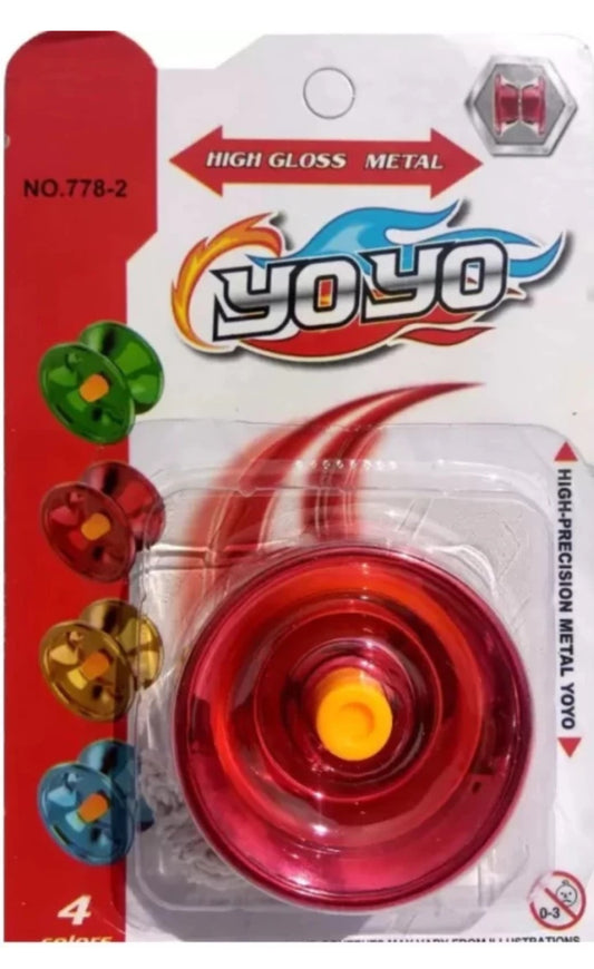 Metal Die Cast Chrome Super High Speed Yo Yo with Thread