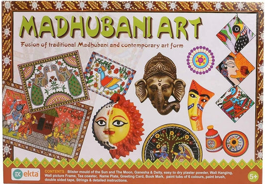 Madhubani Art, Madhubani Painting Set, Art Kit for Kids