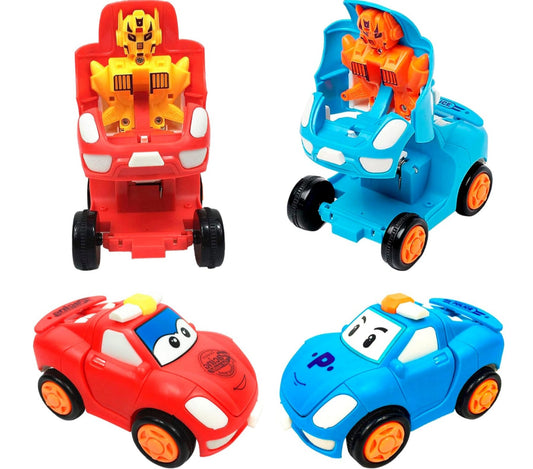 Push & Go Transforming Robot Car